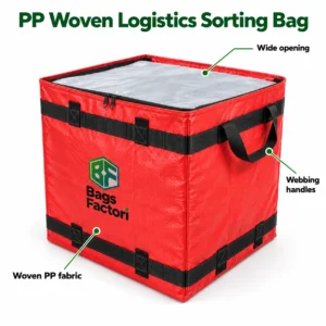 PP Woven Logistics Sorting Bag for Warehouses, 3PL & Courier Sorting Operations