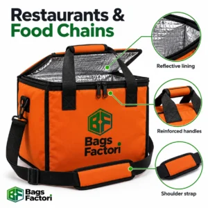 Restaurant & Food Chain Delivery Bag Programs for Bulk Buyers